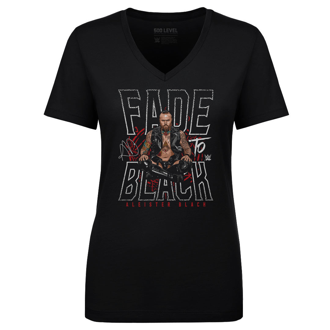 Aleister Black Women's V-Neck T-Shirt | 500 LEVEL
