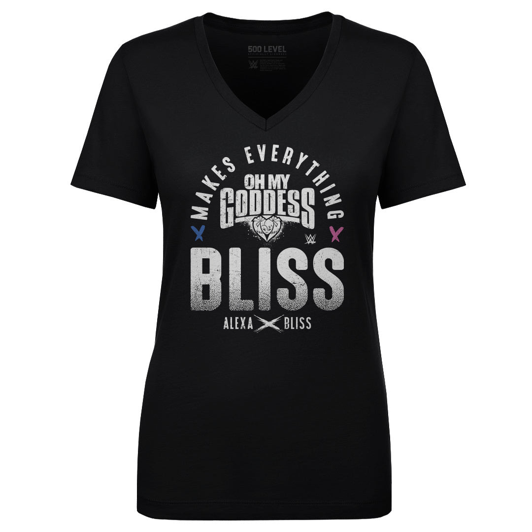Alexa Bliss Women's V-Neck T-Shirt | 500 LEVEL