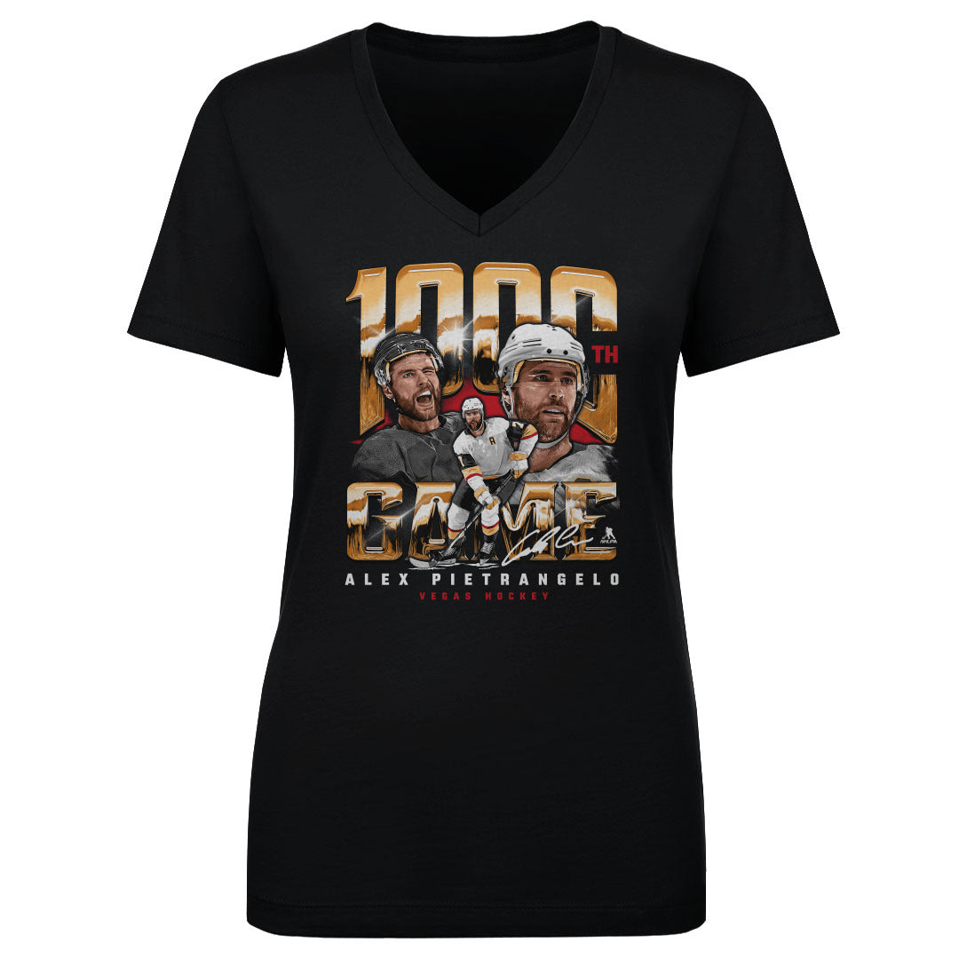 Alex Pietrangelo Women's V-Neck T-Shirt | 500 LEVEL