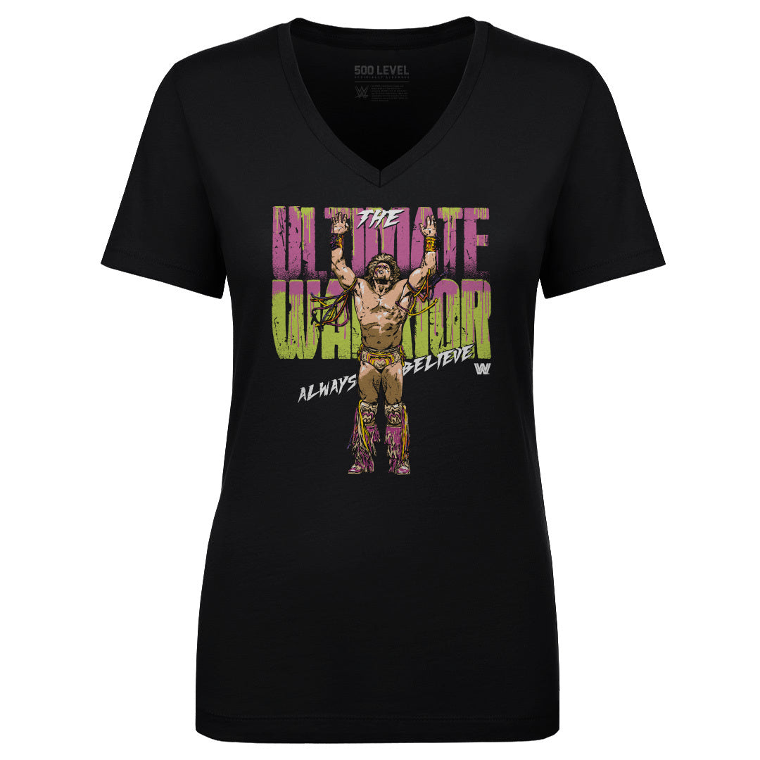 Ultimate Warrior Women's V-Neck T-Shirt | 500 LEVEL