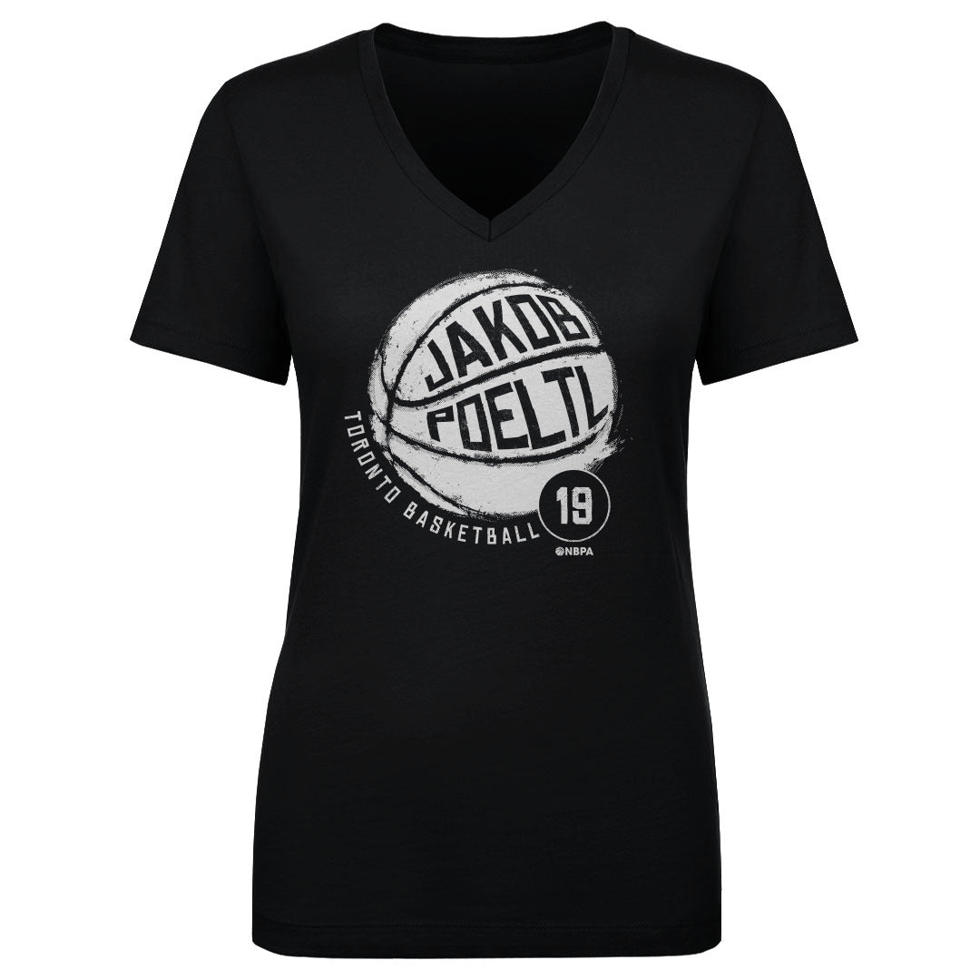 Jakob Poeltl Women's V-Neck T-Shirt | 500 LEVEL