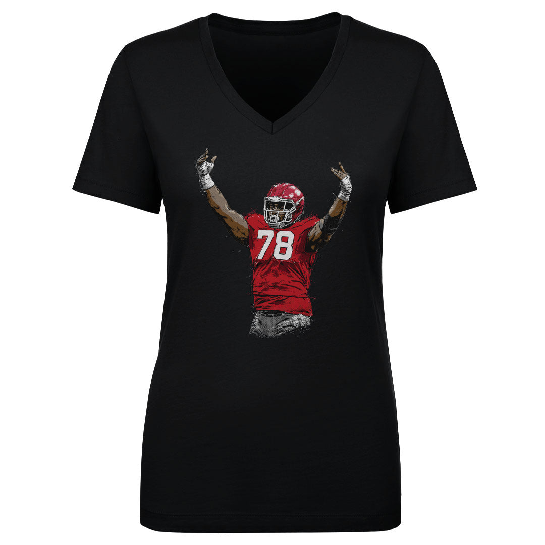 Nazir Stackhouse Women's V-Neck T-Shirt | 500 LEVEL
