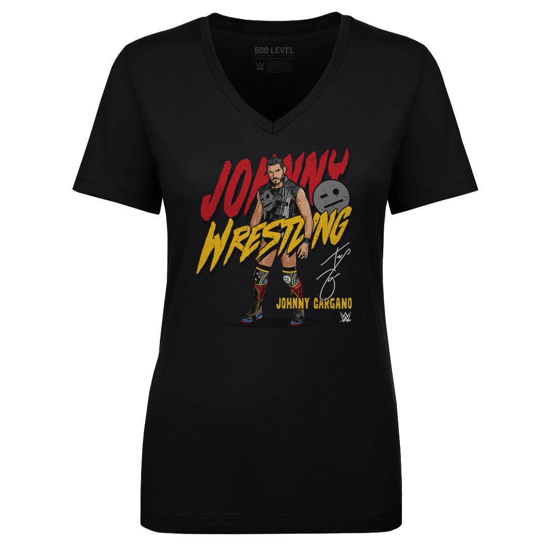 Johnny Gargano Women's V-Neck T-Shirt | 500 LEVEL