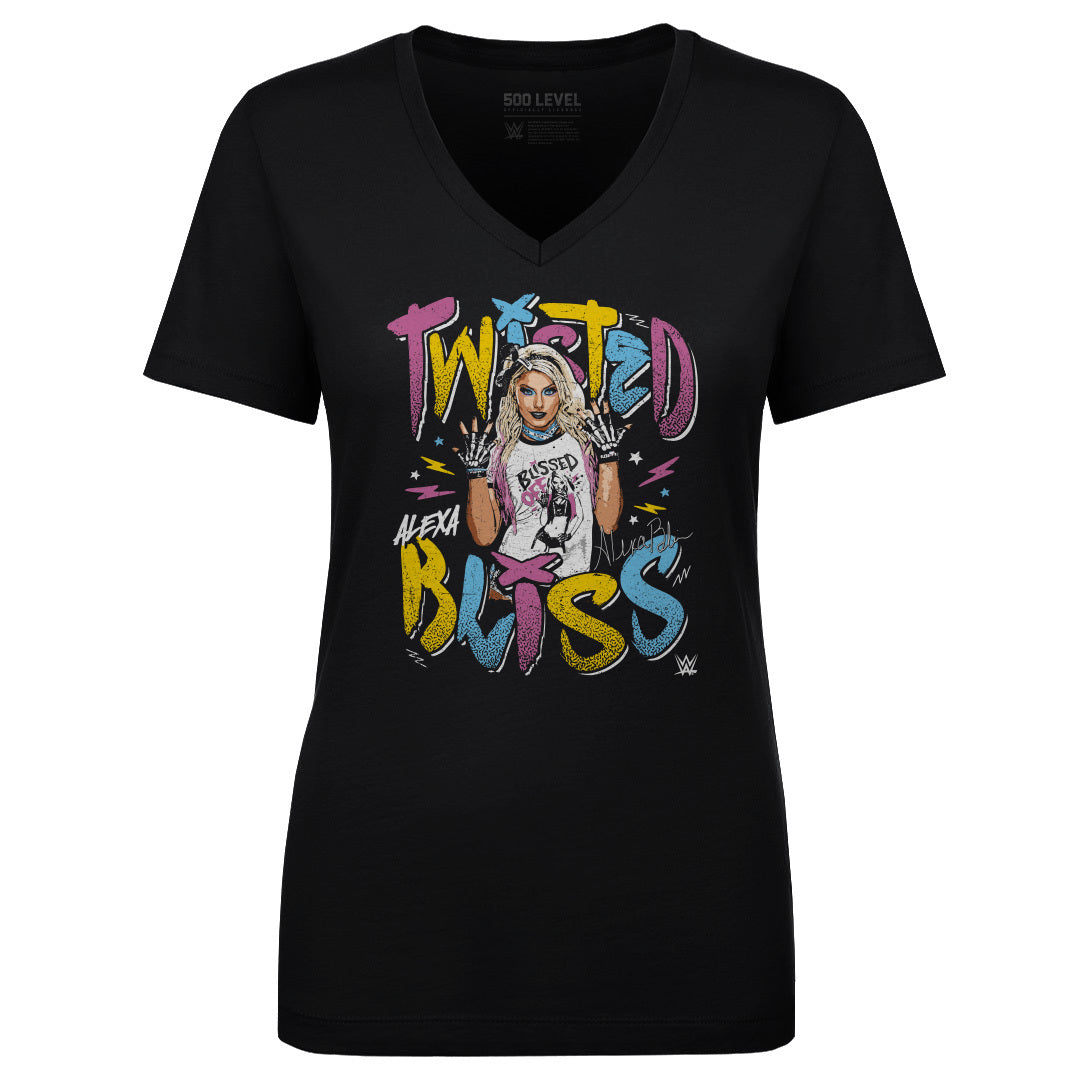 Alexa Bliss Women's V-Neck T-Shirt | 500 LEVEL