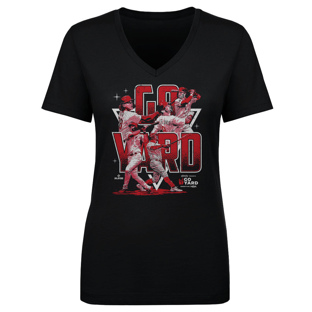 GO YARD Women's V-Neck T-Shirt | 500 LEVEL