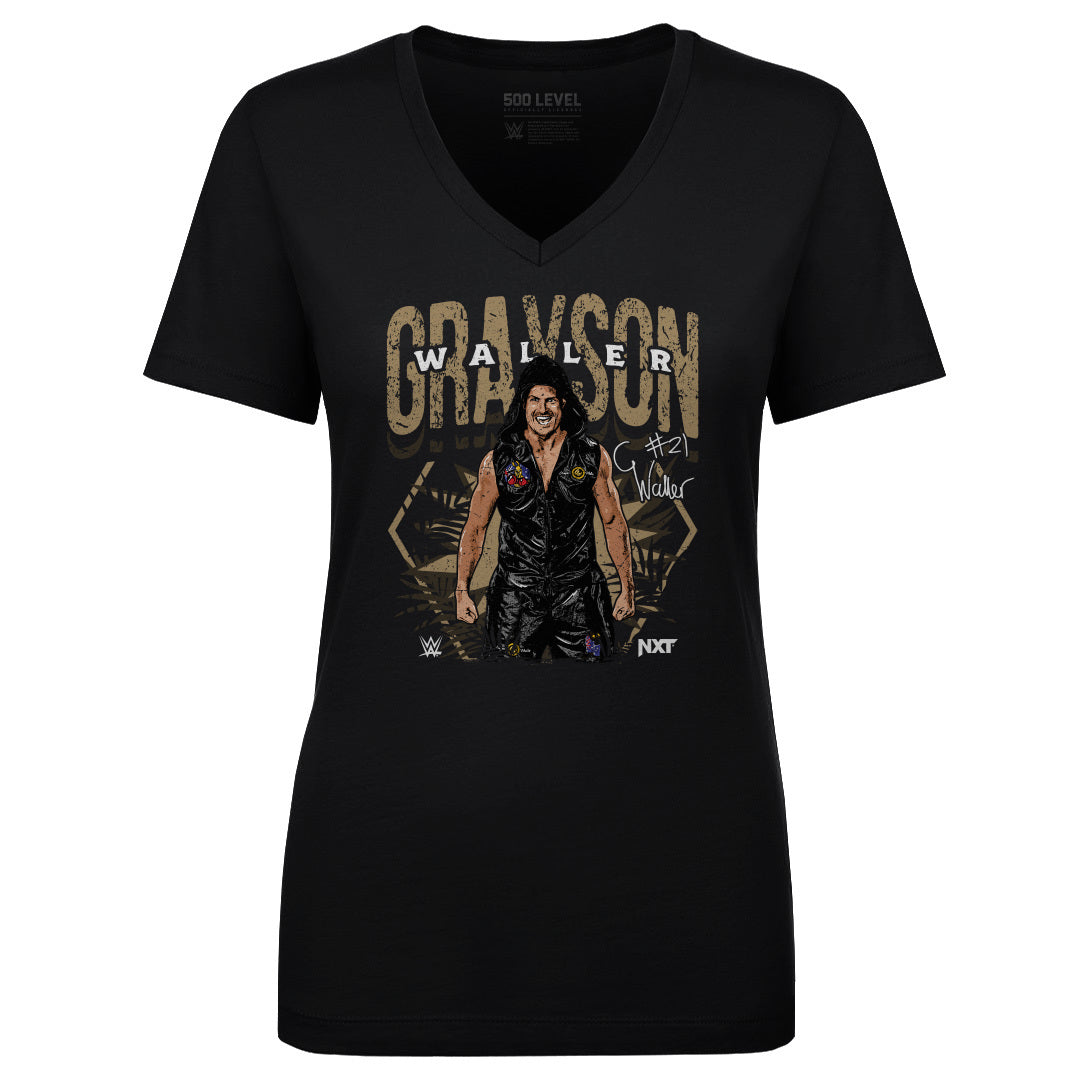 Grayson Waller Women's V-Neck T-Shirt | 500 LEVEL