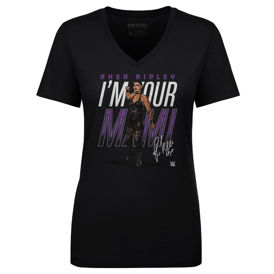 Rhea Ripley Women's V-Neck T-Shirt | 500 LEVEL