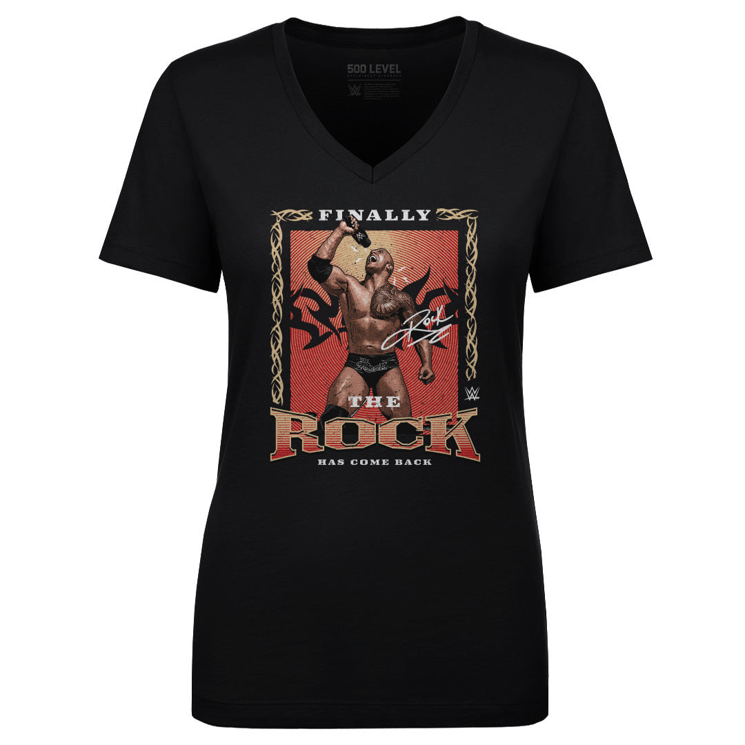 The Rock Women's V-Neck T-Shirt | 500 LEVEL