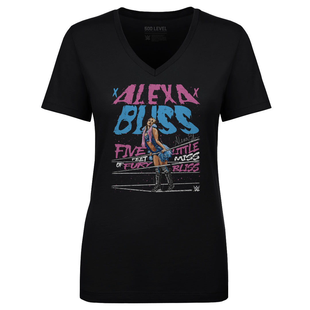 Alexa Bliss Women's V-Neck T-Shirt | 500 LEVEL