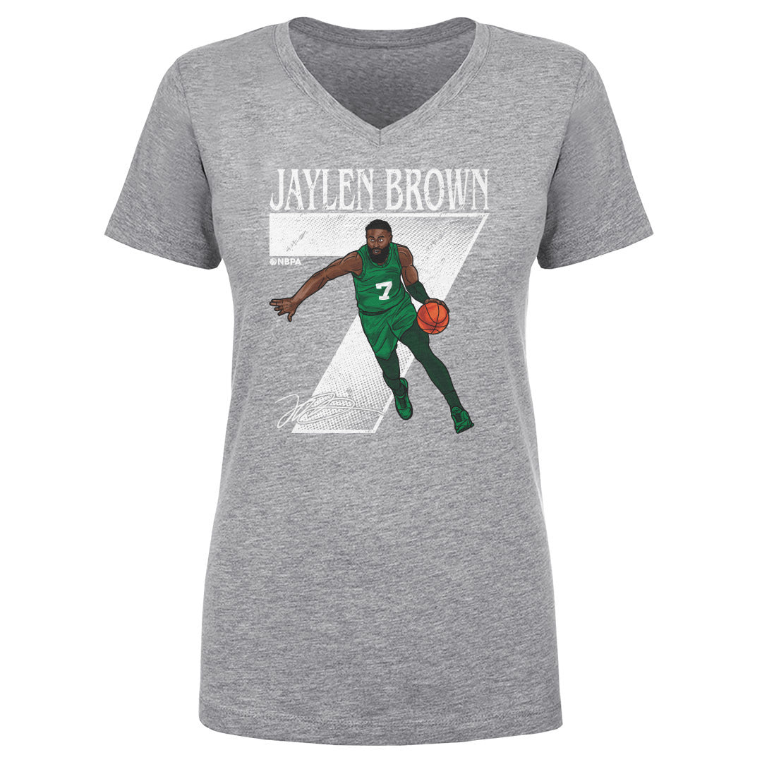 Jaylen Brown Women's V-Neck T-Shirt | 500 LEVEL