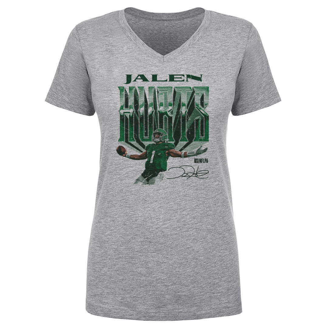 Jalen Hurts Women's V-Neck T-Shirt | 500 LEVEL