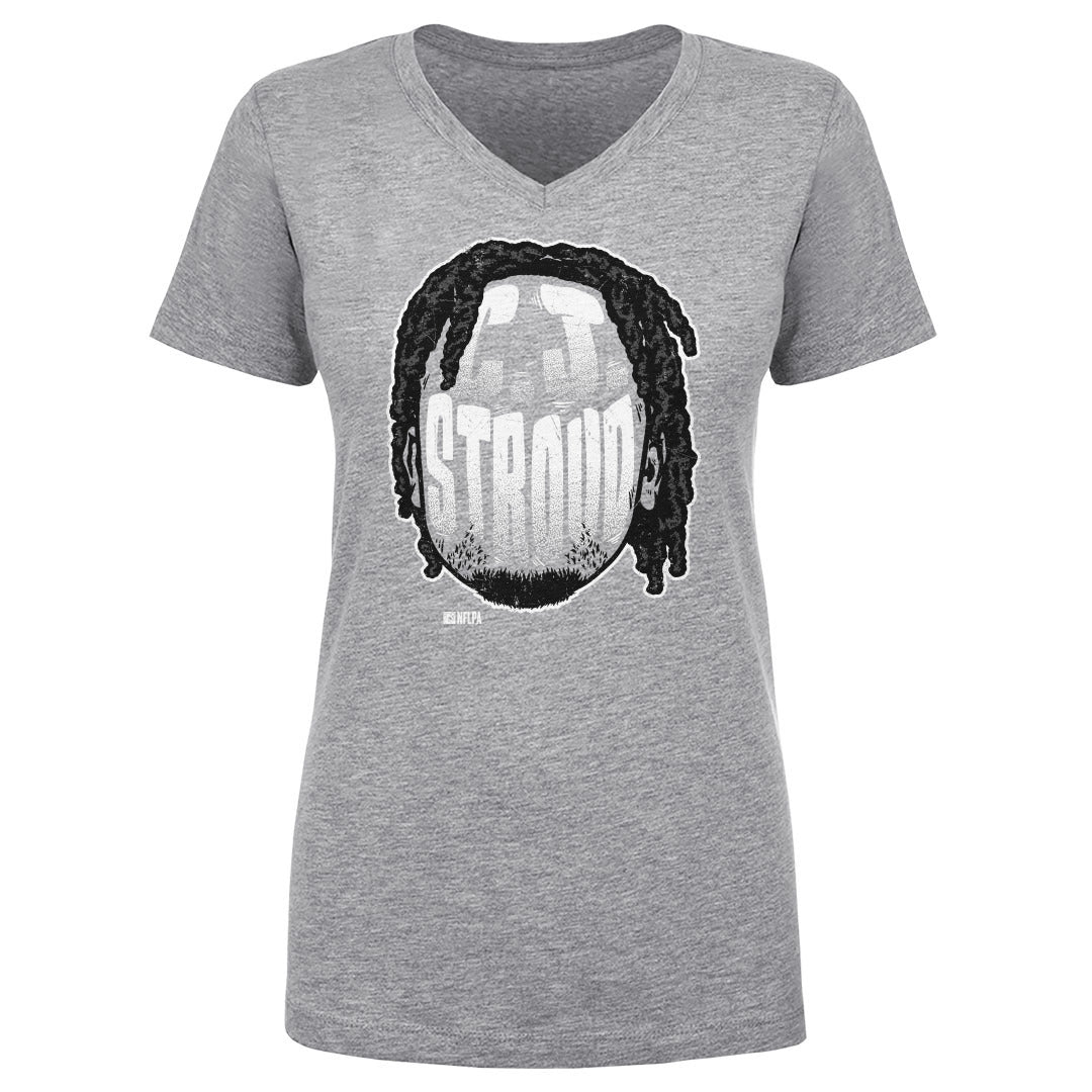 C.J. Stroud Women's V-Neck T-Shirt | 500 LEVEL