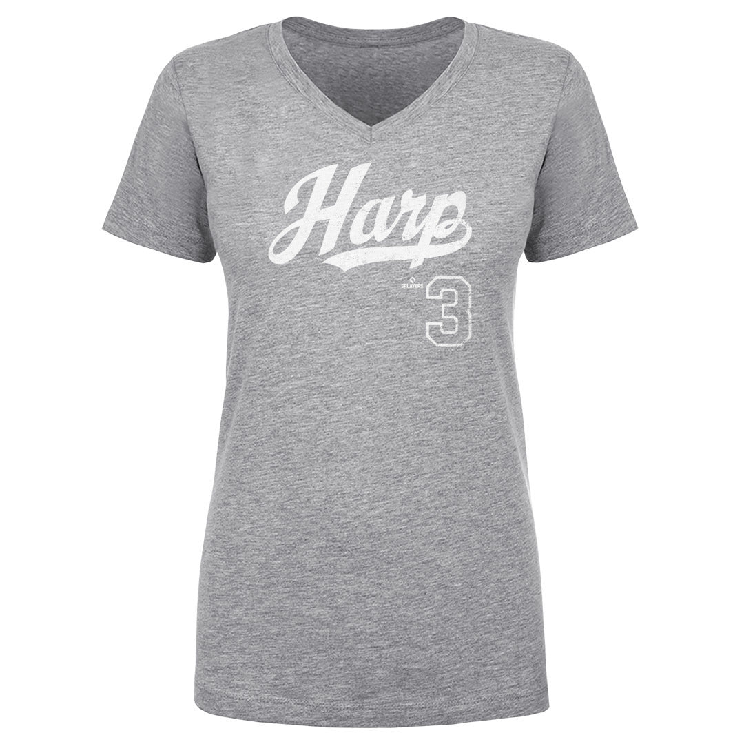 Bryce Harper Women's V-Neck T-Shirt | 500 LEVEL