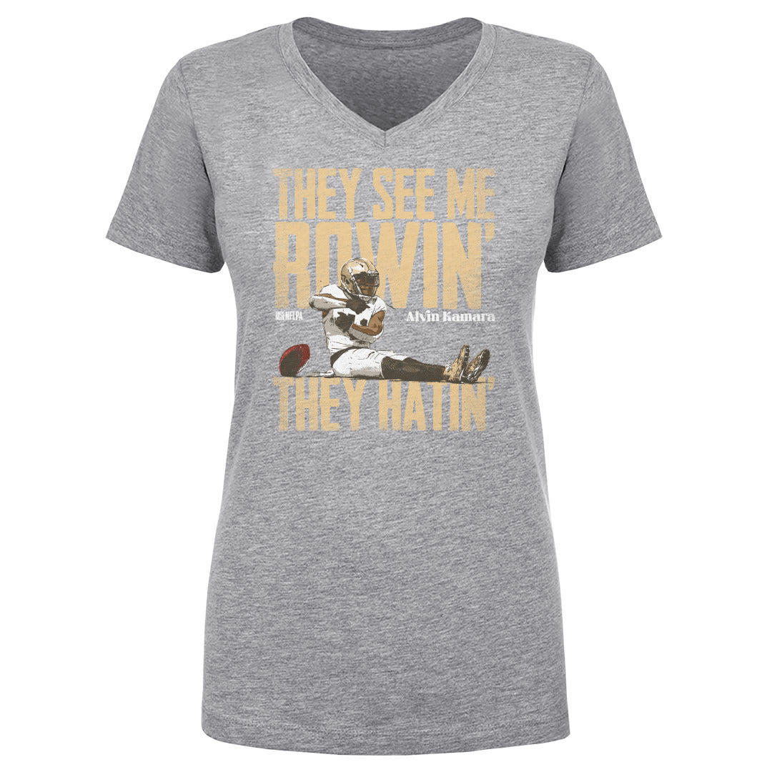 Alvin Kamara Women's V-Neck T-Shirt | 500 LEVEL