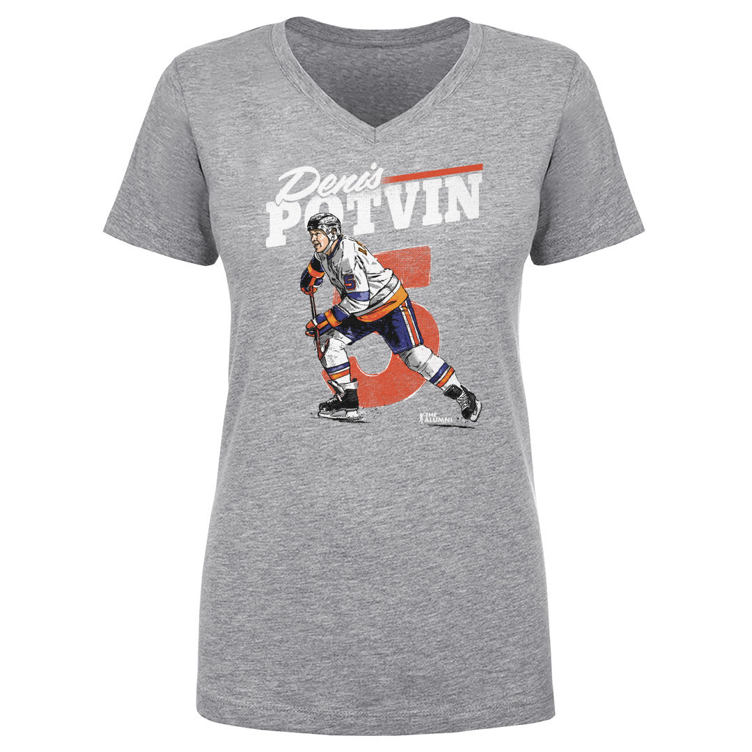 Denis Potvin Women's V-Neck T-Shirt | 500 LEVEL