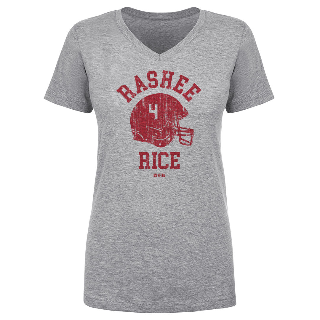 Rashee Rice Women's V-Neck T-Shirt | 500 LEVEL
