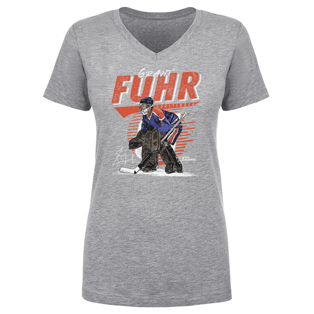 Grant Fuhr Women's V-Neck T-Shirt | 500 LEVEL