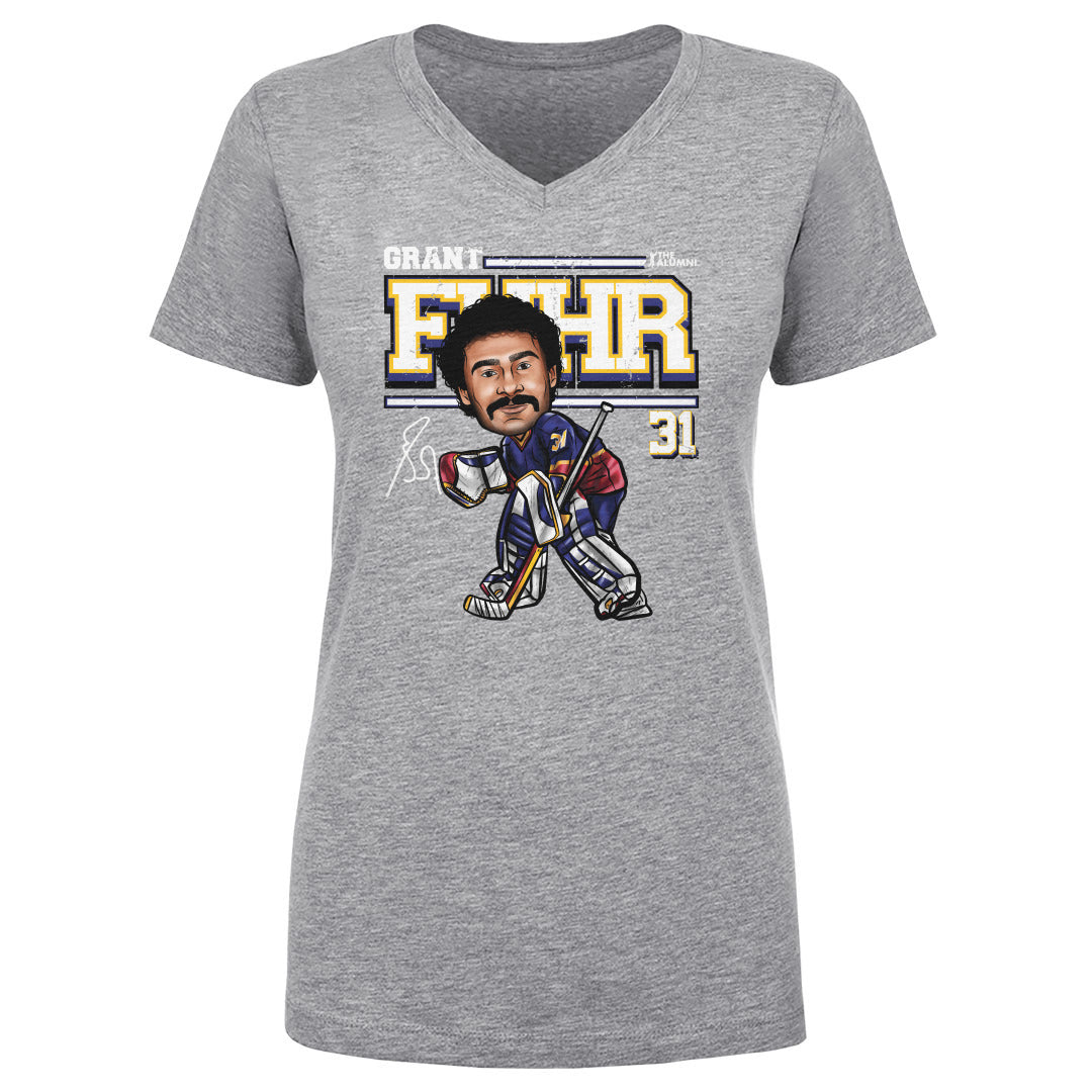 Grant Fuhr Women's V-Neck T-Shirt | 500 LEVEL