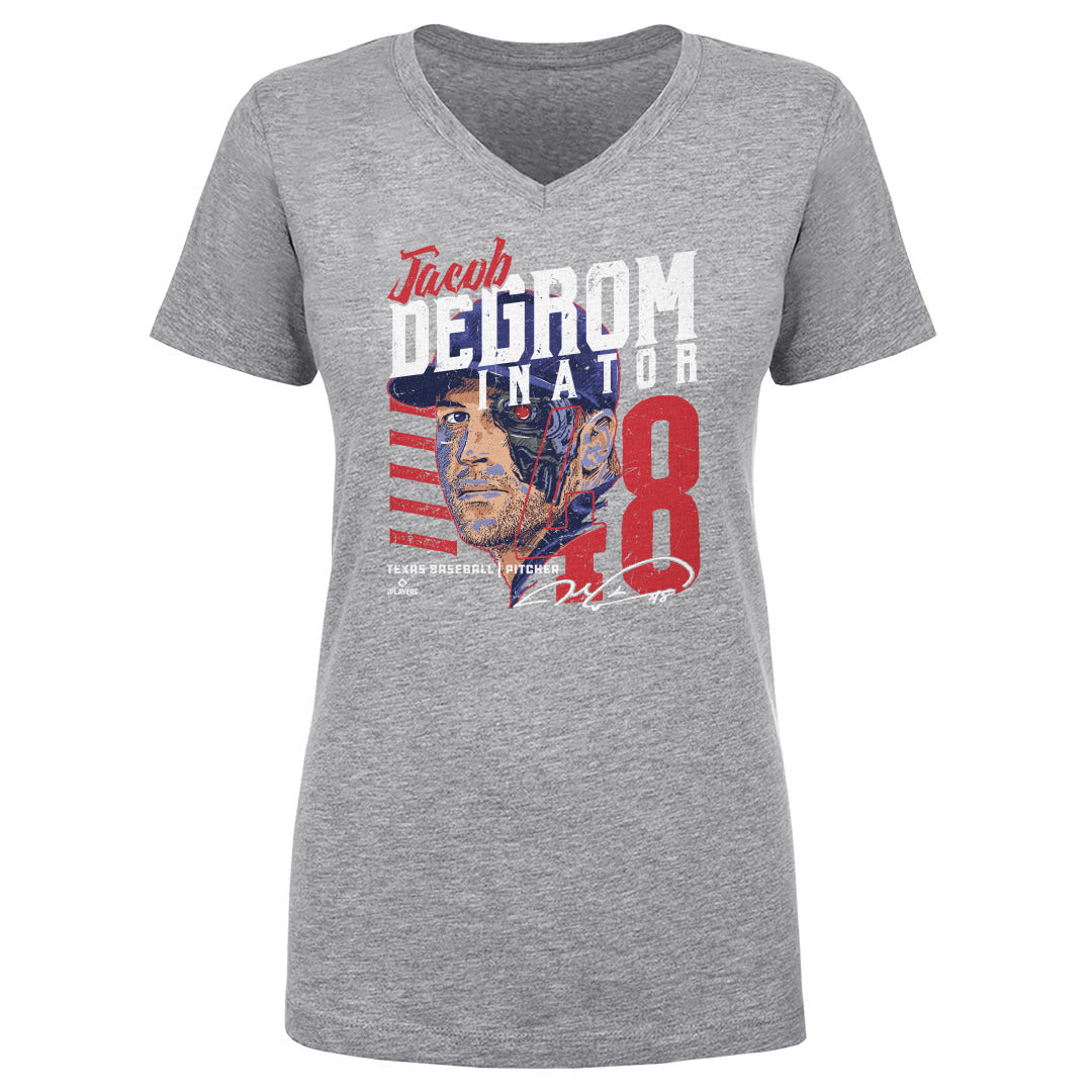 Jacob deGrom Women's V-Neck T-Shirt | 500 LEVEL