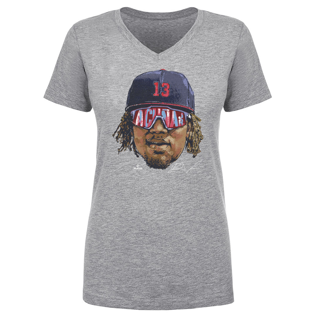 Ronald Acuna Jr. Women's V-Neck T-Shirt | 500 LEVEL