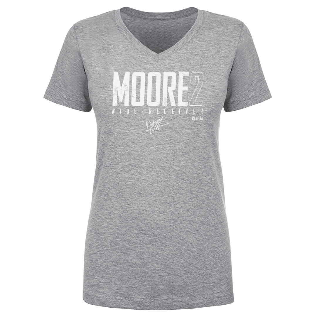 D.J. Moore Women's V-Neck T-Shirt | 500 LEVEL