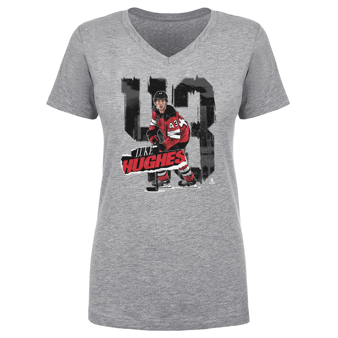 Luke Hughes Women's V-Neck T-Shirt | 500 LEVEL
