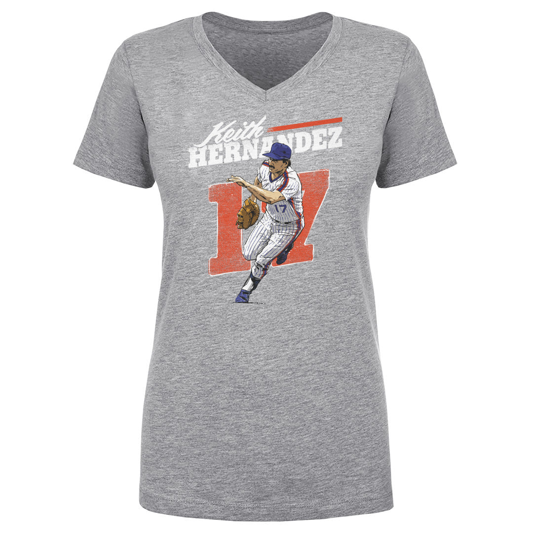 Keith Hernandez Women's V-Neck T-Shirt | 500 LEVEL