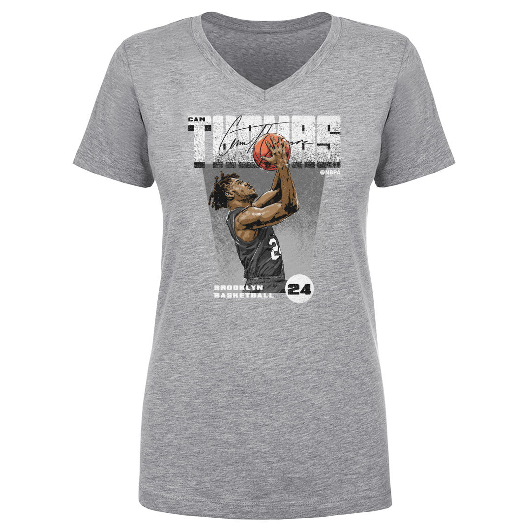 Cam Thomas Women's V-Neck T-Shirt | 500 LEVEL
