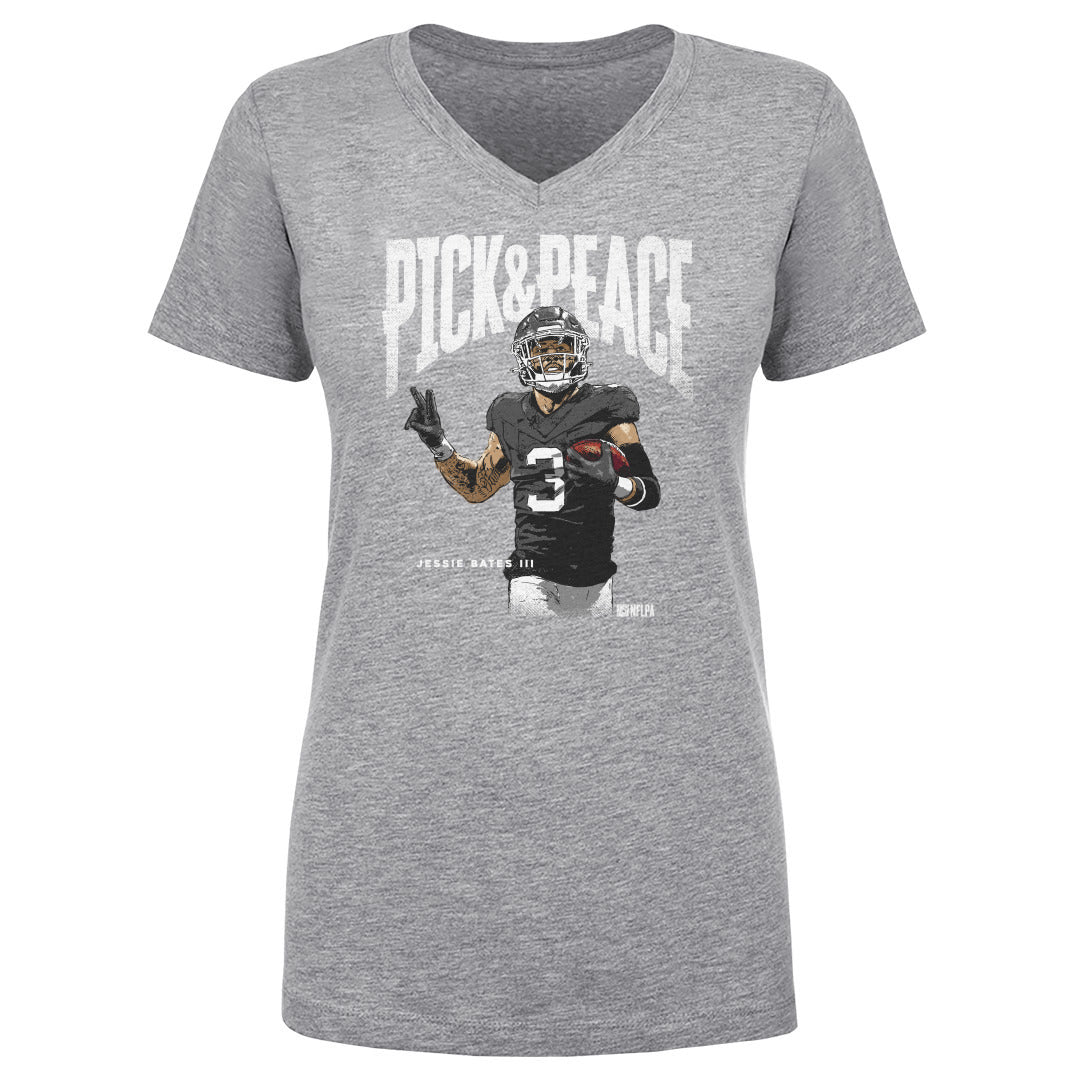 Jessie Bates III Women's V-Neck T-Shirt | 500 LEVEL