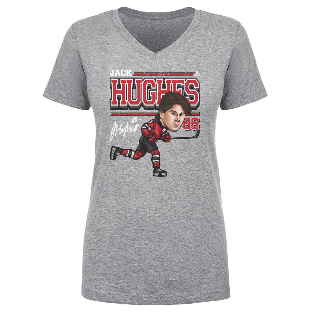 Jack Hughes Women's V-Neck T-Shirt | 500 LEVEL