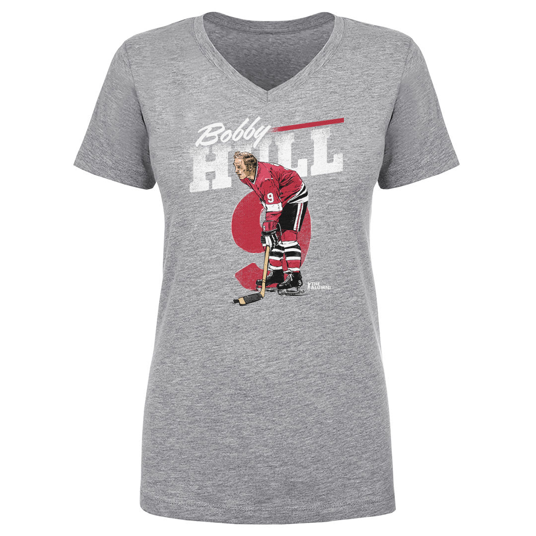 Bobby Hull Women's V-Neck T-Shirt | 500 LEVEL