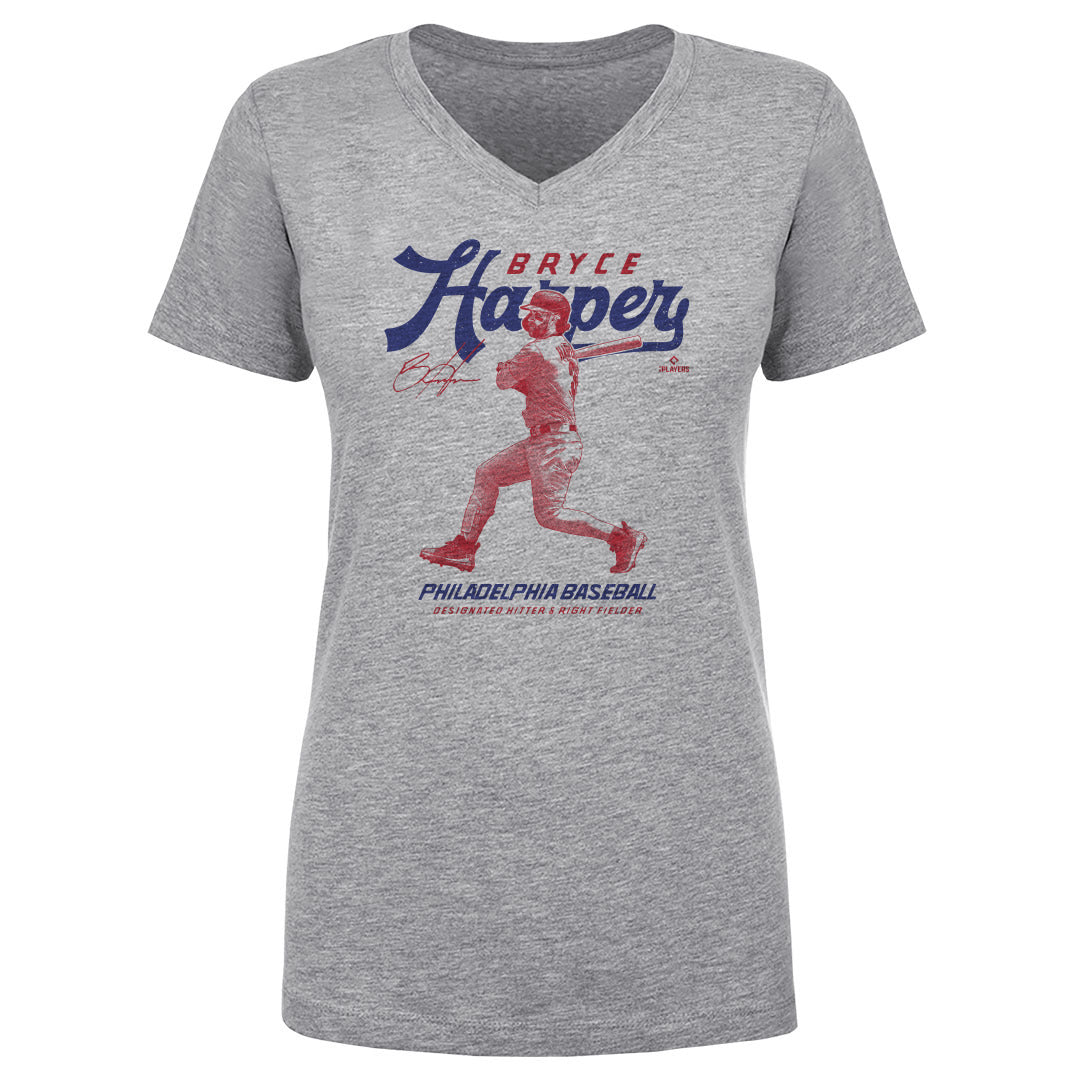 Bryce Harper Women's V-Neck T-Shirt | 500 LEVEL