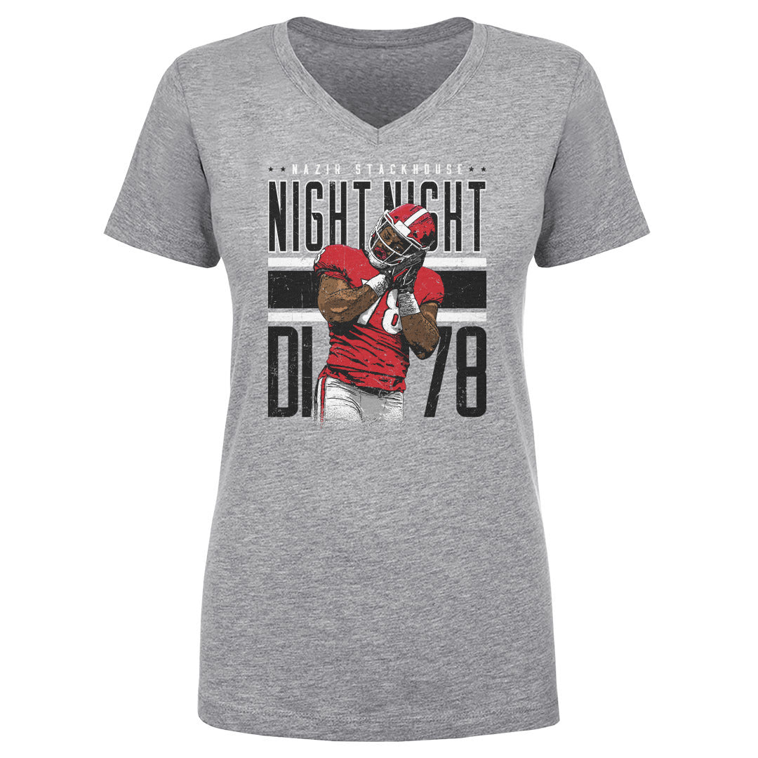 Nazir Stackhouse Women's V-Neck T-Shirt | 500 LEVEL