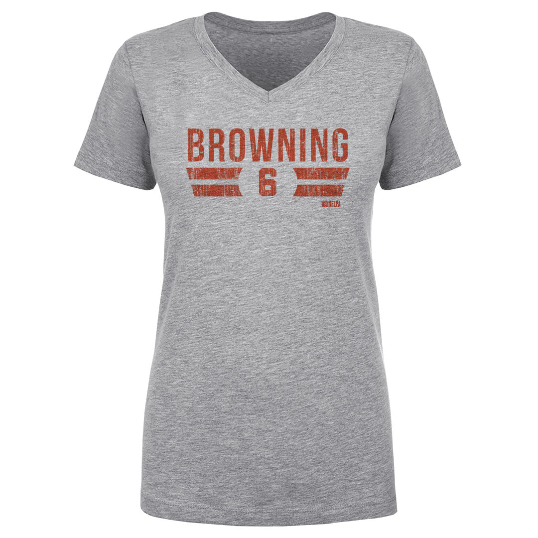 Jake Browning Women's V-Neck T-Shirt | 500 LEVEL