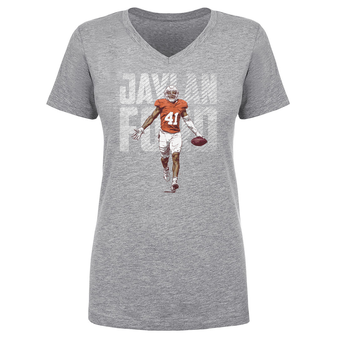 Jaylan Ford Women's V-Neck T-Shirt | 500 LEVEL