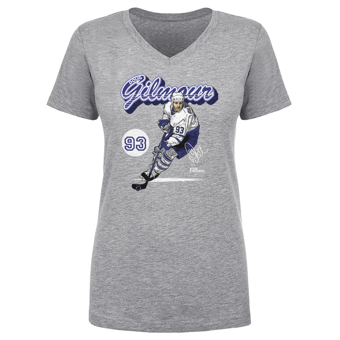Doug Gilmour Women's V-Neck T-Shirt | 500 LEVEL