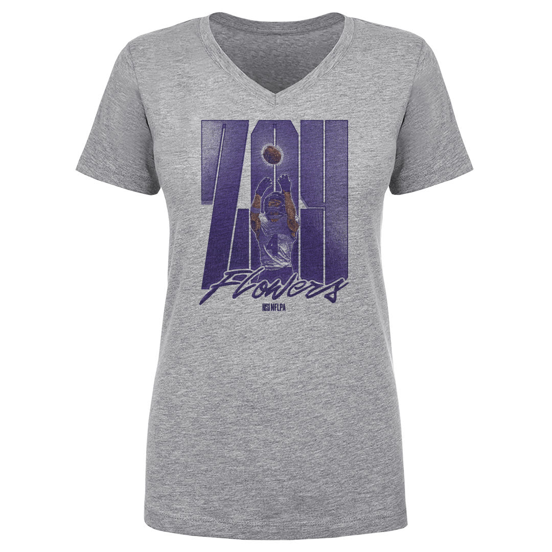 Zay Flowers Women's V-Neck T-Shirt | 500 LEVEL