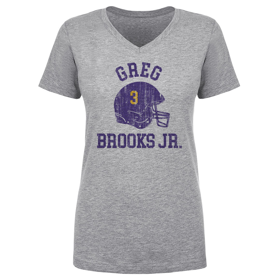 Greg Brooks Jr. Women's V-Neck T-Shirt | 500 LEVEL
