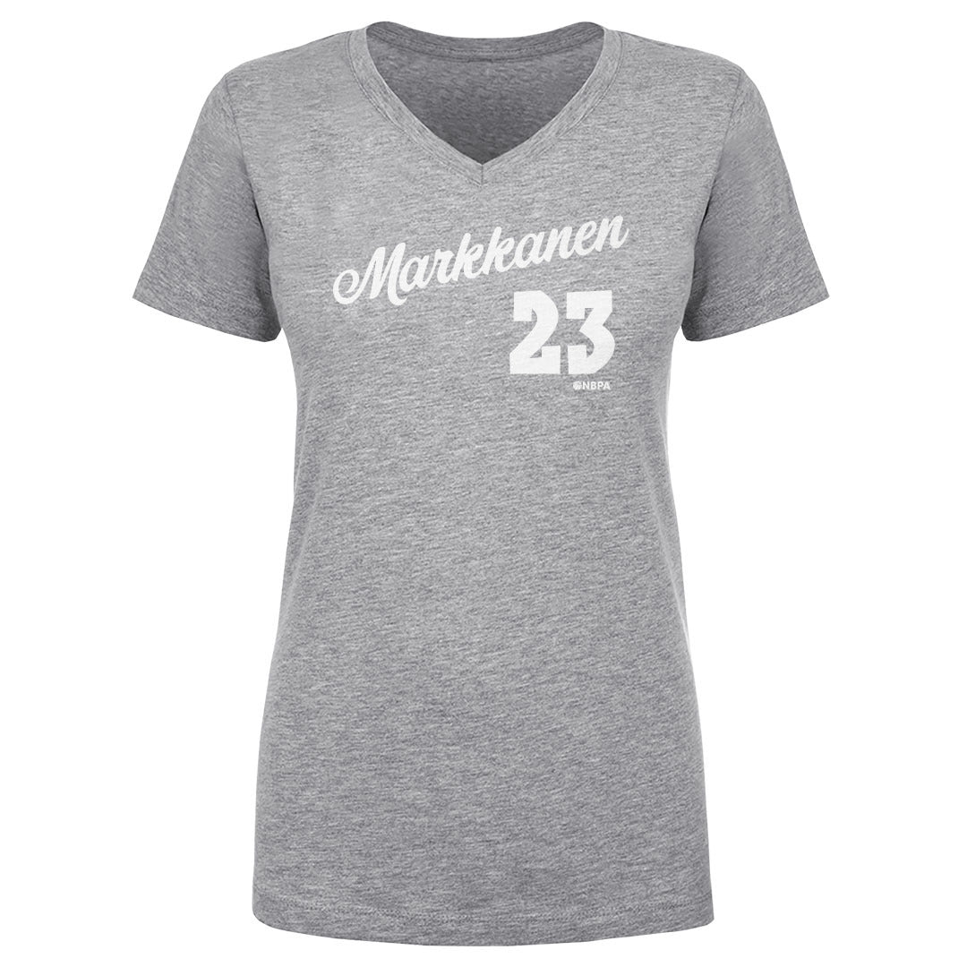 Lauri Markkanen Women's V-Neck T-Shirt | 500 LEVEL