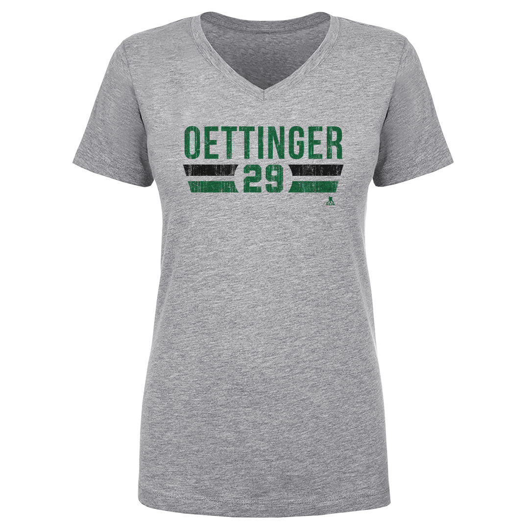 Jake Oettinger Women's V-Neck T-Shirt | 500 LEVEL