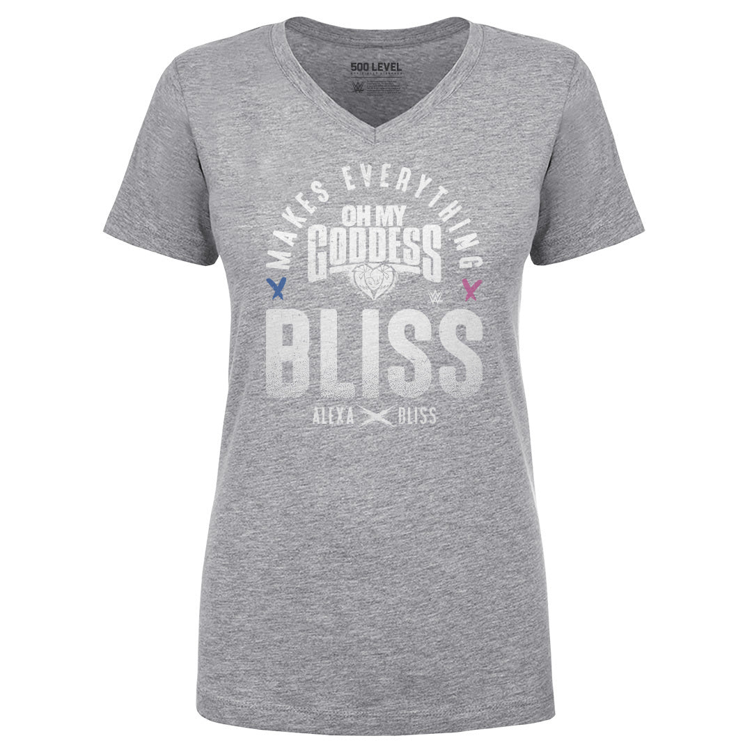 Alexa Bliss Women's V-Neck T-Shirt | 500 LEVEL