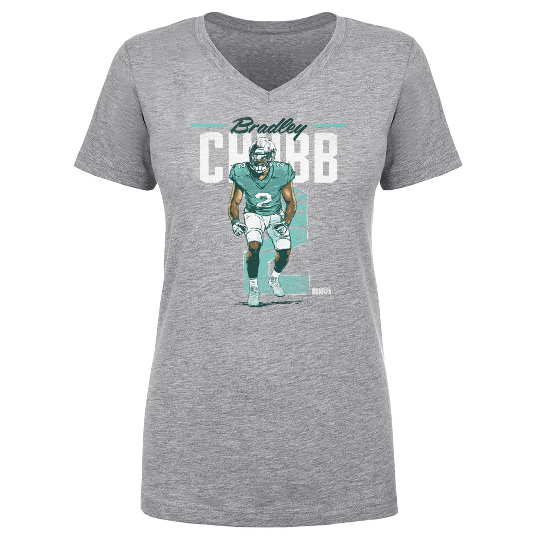 Bradley Chubb Women's V-Neck T-Shirt | 500 LEVEL