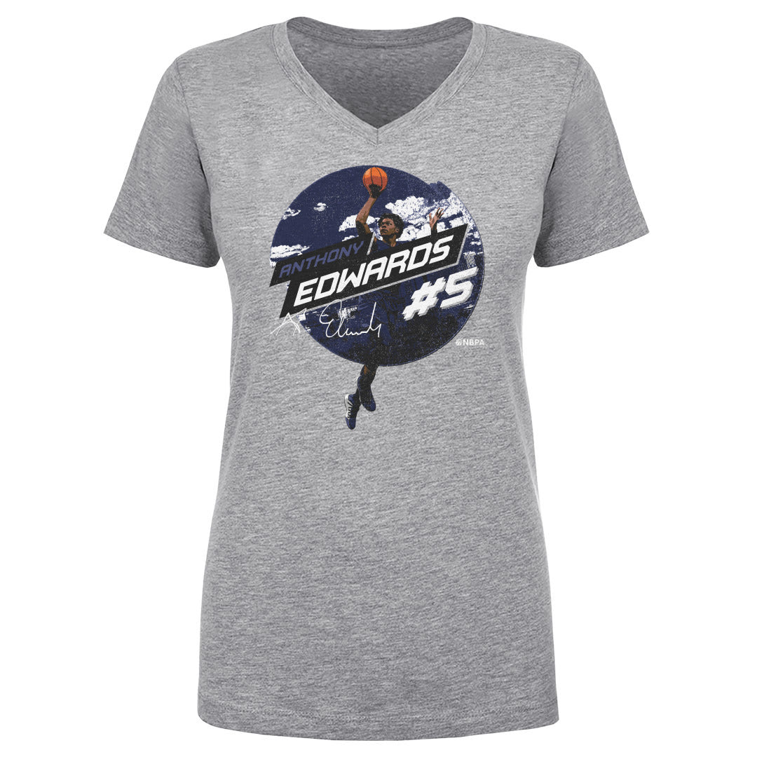 Anthony Edwards Women's V-Neck T-Shirt | 500 LEVEL