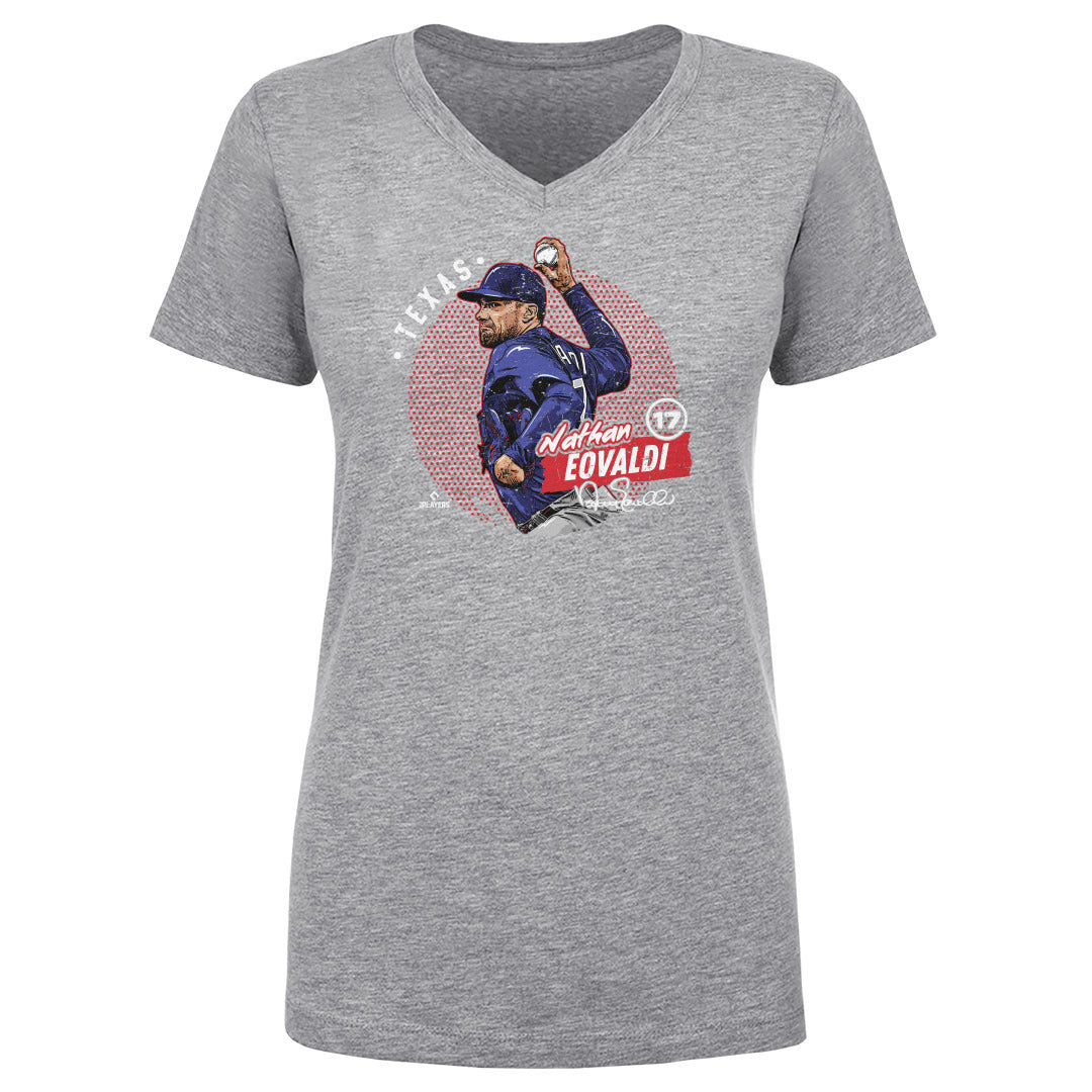 Nathan Eovaldi Women's V-Neck T-Shirt | 500 LEVEL