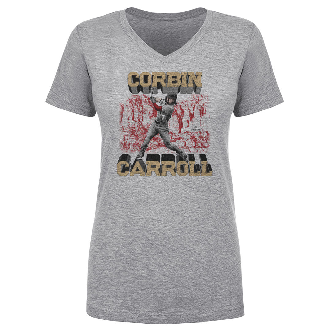 Corbin Carroll Women's V-Neck T-Shirt | 500 LEVEL