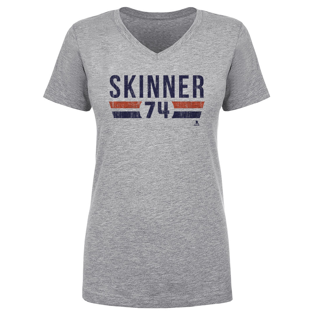 Stuart Skinner Women's V-Neck T-Shirt | 500 LEVEL