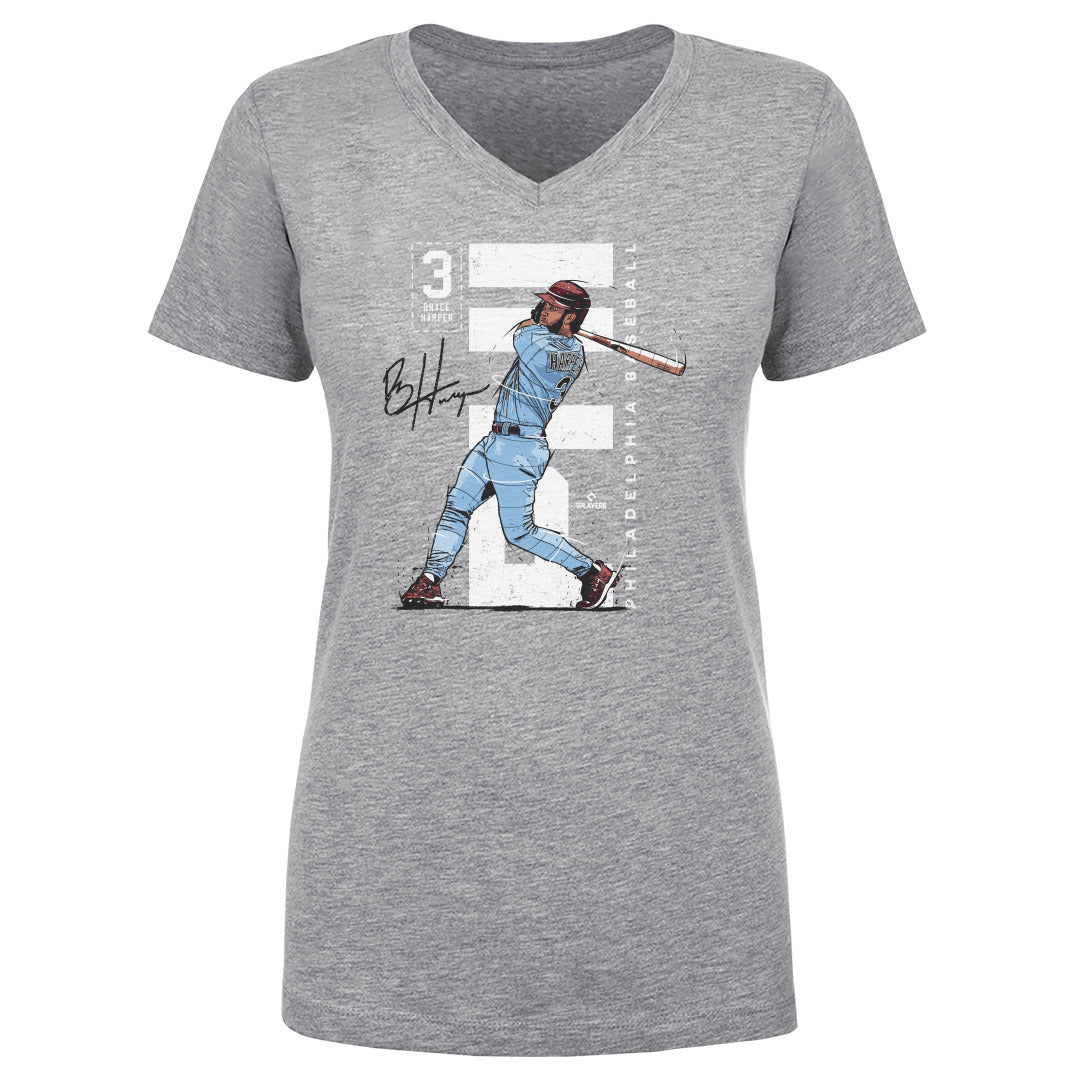Bryce Harper Women's V-Neck T-Shirt | 500 LEVEL