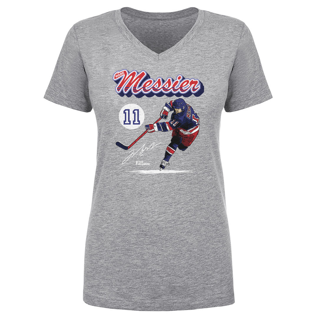 Mark Messier Women's V-Neck T-Shirt | 500 LEVEL