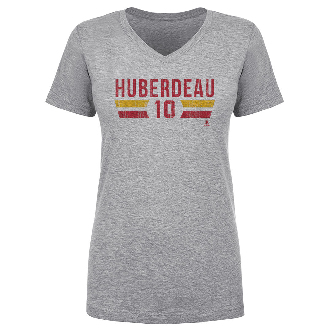 Jonathan Huberdeau Women's V-Neck T-Shirt | 500 LEVEL