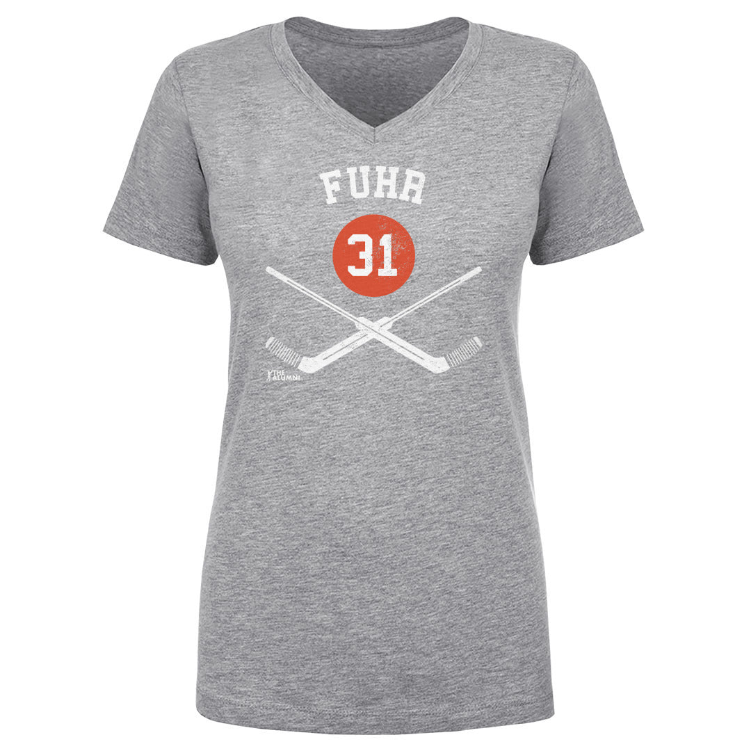Grant Fuhr Women's V-Neck T-Shirt | 500 LEVEL